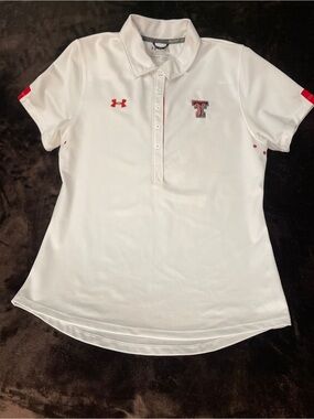Under Armour Texas Tech Red Raiders Texas Tech Performance Polo Shirt Womens L